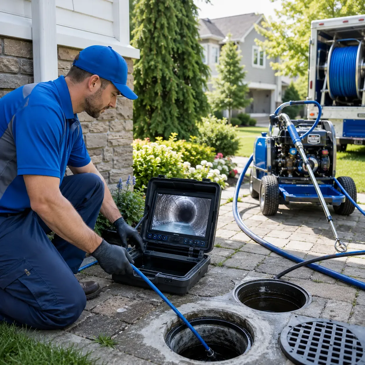 Outdoor drain cleaning professionals serving Corfu, NY